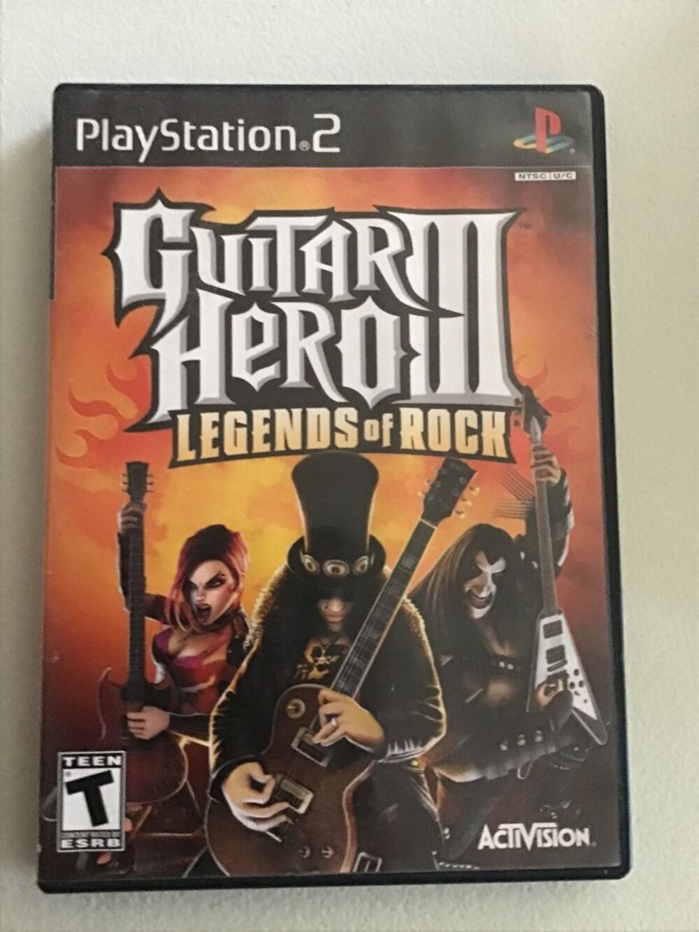 Guitar Hero 3 Legends of Rock PlayStation 2 PS2 Complete CIB Activision Neversof